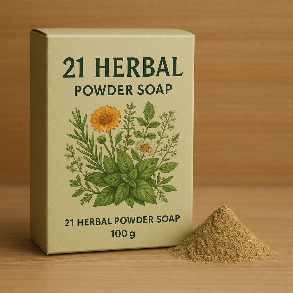 21 Herbal Powder Soap 100g