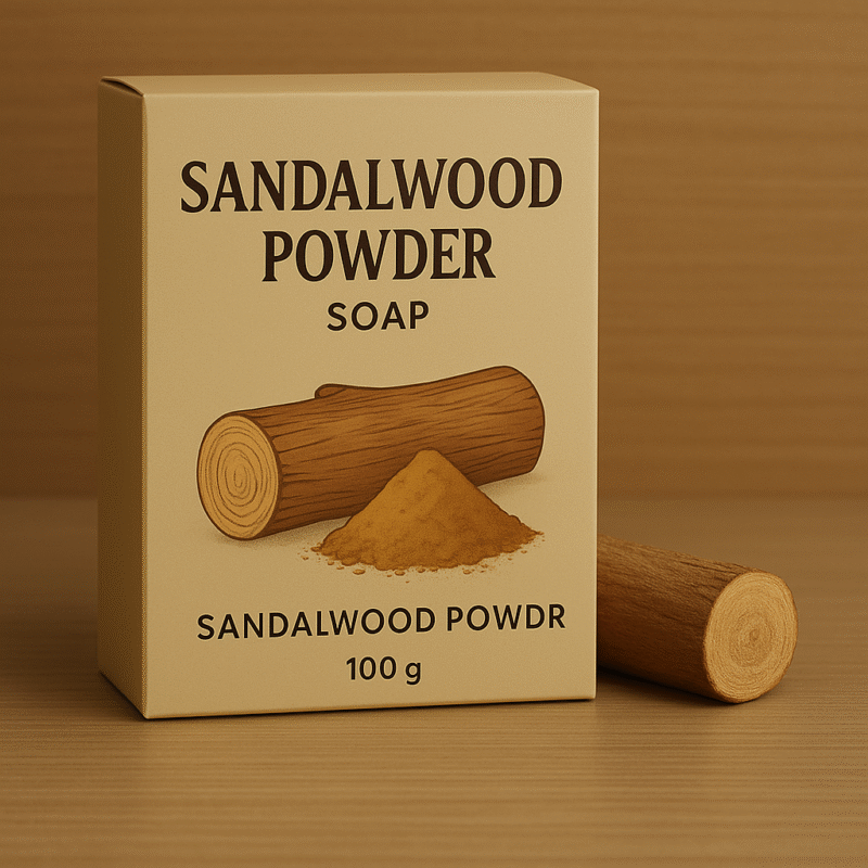 Sandalwood Powder Soap 100g