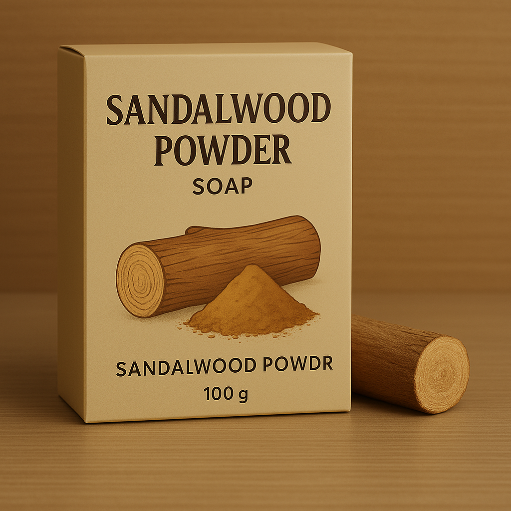 Sandalwood Powder Soap 100g