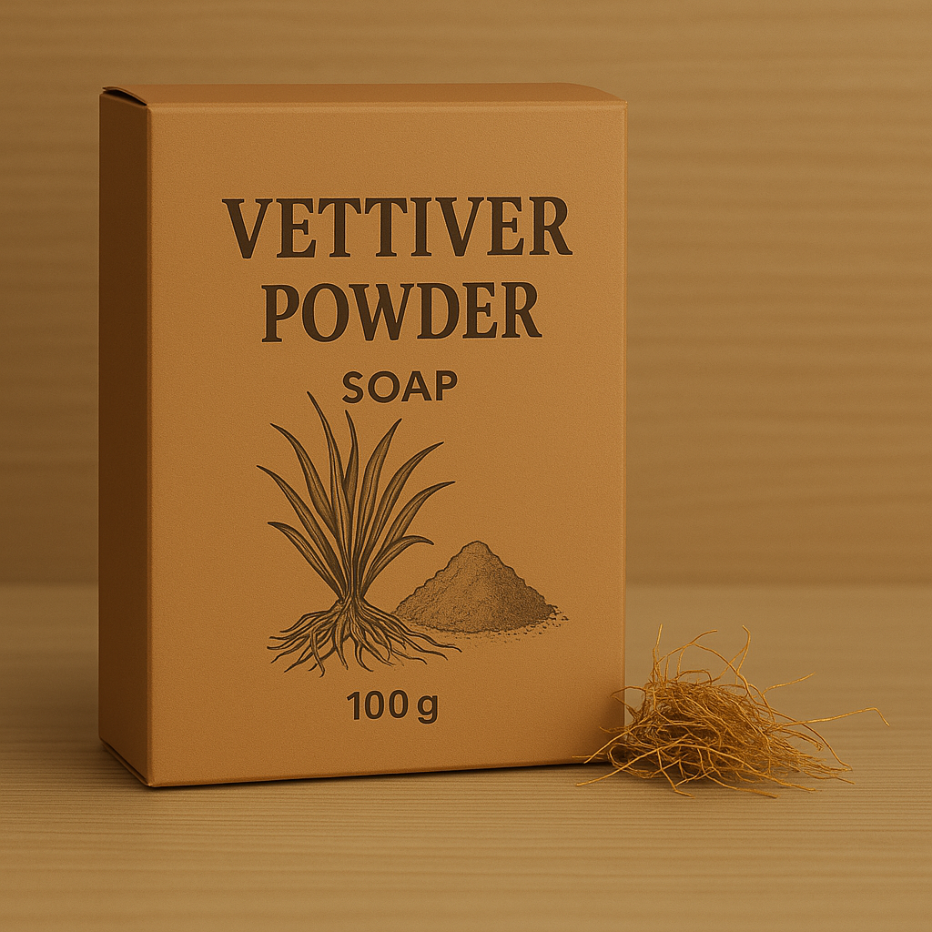 Vettiver powder Soap 100g